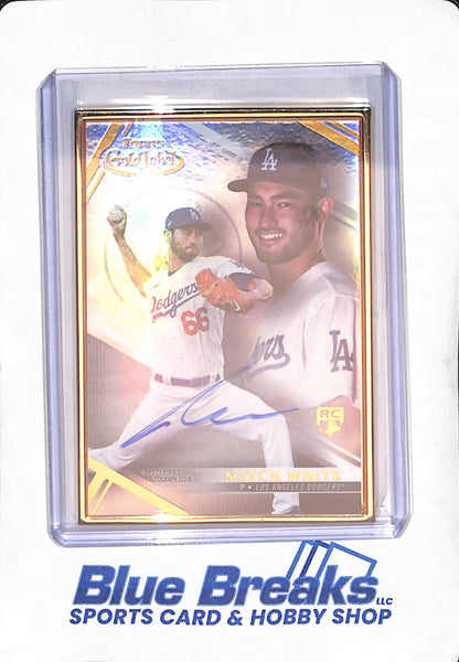 2021 Topps Gold Label - Mitch White - Autograph - RC - Los Angeles Dodgers - Baseball - #FA-MW