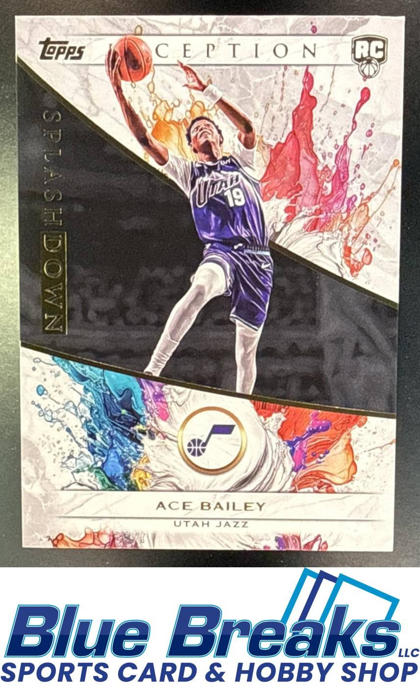2025-26 Topps Inception Splashdown Ace Bailey RC #S-17 Utah Jazz