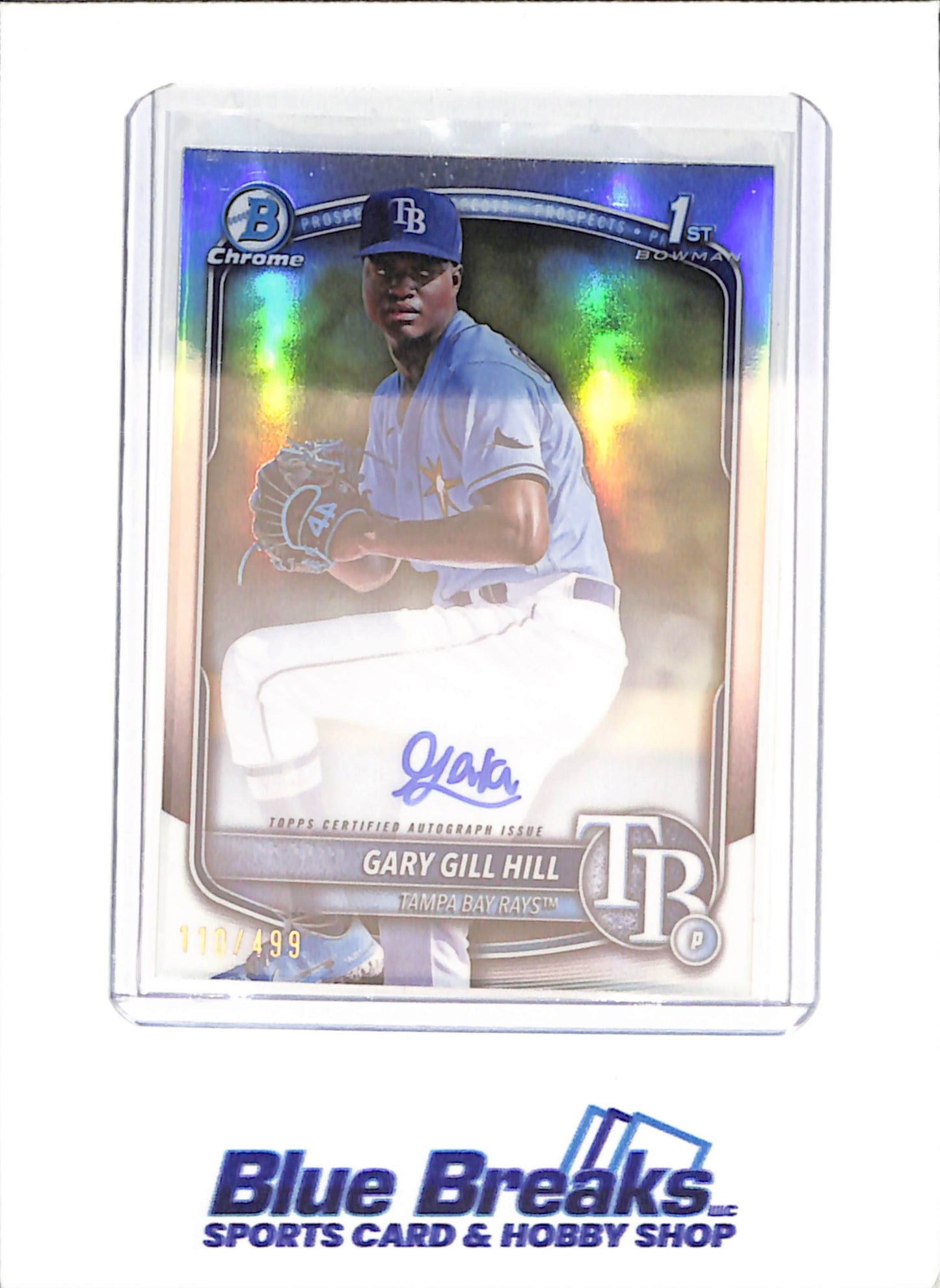 2025 Bowman Chrome - Gary Gill Hill - Autograph - 110/499 - 1st Bowman - Tampa Bay Rays - Baseball - #CPA-GG