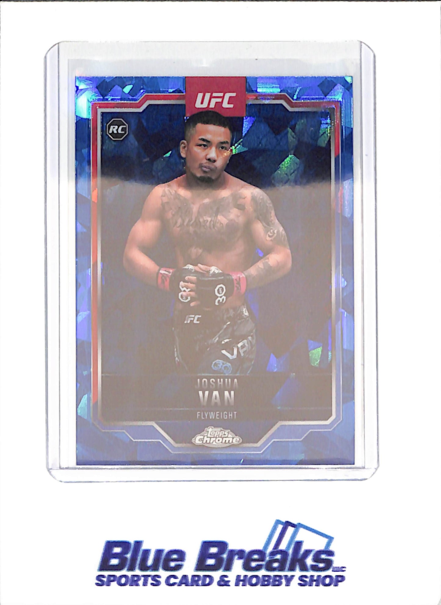 2025 Topps Chrome Sapphire - Joshua Van - RC - Flyweight - UFC - #136