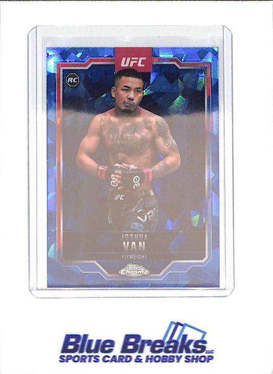 2025 Topps Chrome Sapphire - Joshua Van - RC - Flyweight - UFC - #136