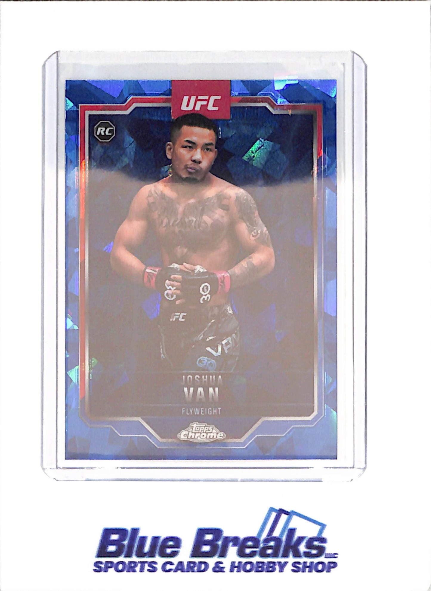 2025 Topps Chrome Sapphire - Joshua Van - RC - Flyweight - UFC - #136