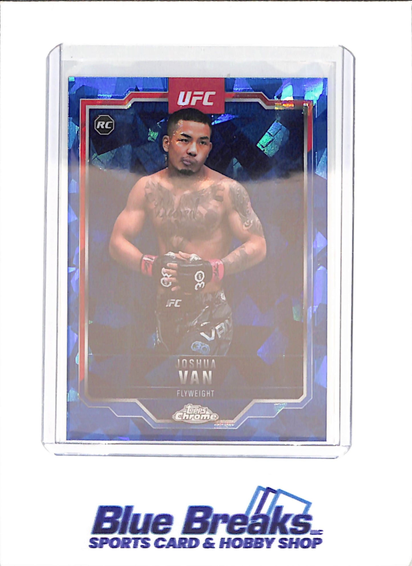 2025 Topps Chrome Sapphire - Joshua Van - RC - Flyweight - UFC - #136