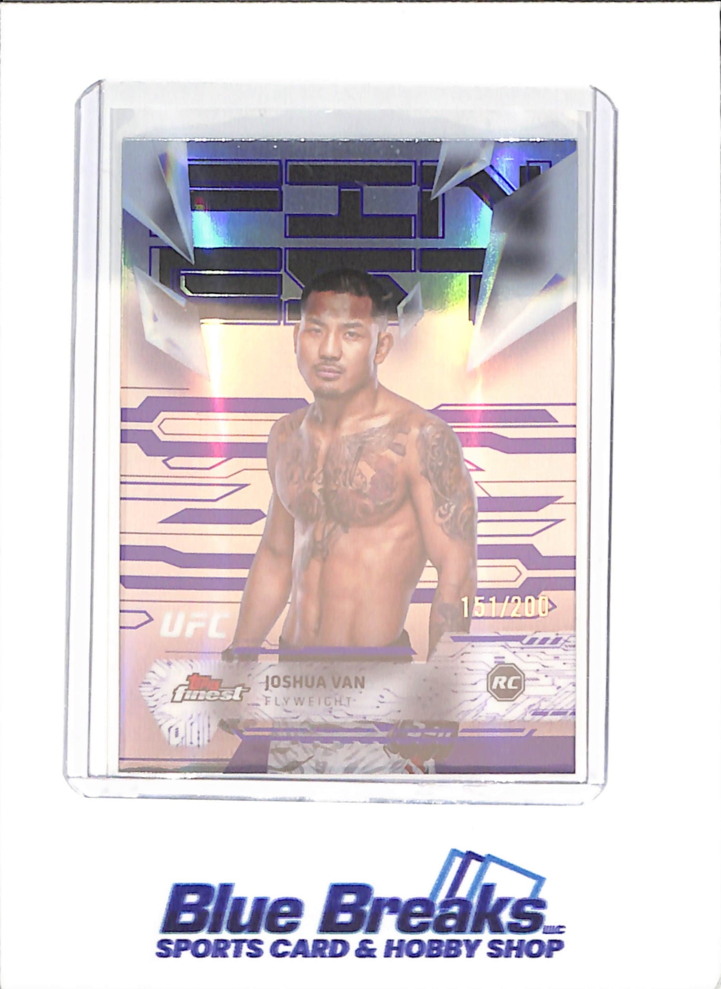2025 Topps Finest - Joshua Van - 151/200 - Uncommon - Flyweight - UFC - #164