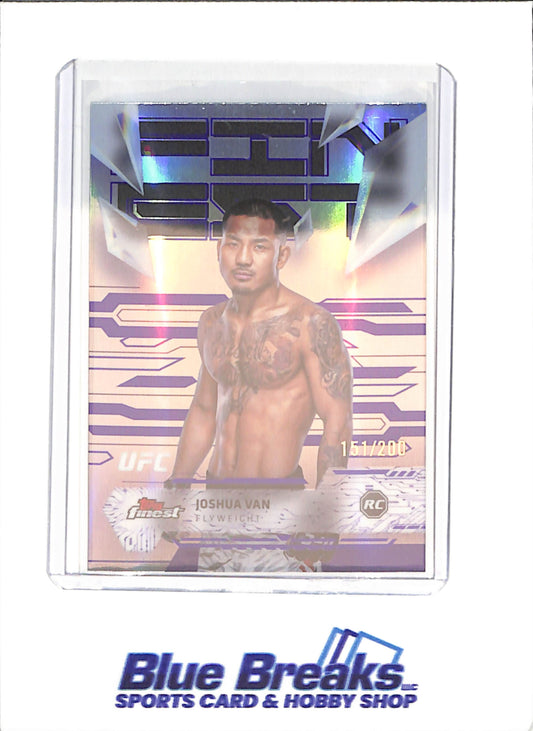 2025 Topps Finest - Joshua Van - 151/200 - Uncommon - Flyweight - UFC - #164