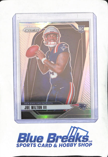 2024 Panini Prizm - Joe Milton III - RC - New England Patriots - Football - #20