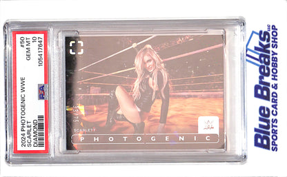 2024 Photogenic WWE - Scarlet - Diamond - 33/75 - PSA 10 - WWE - #50