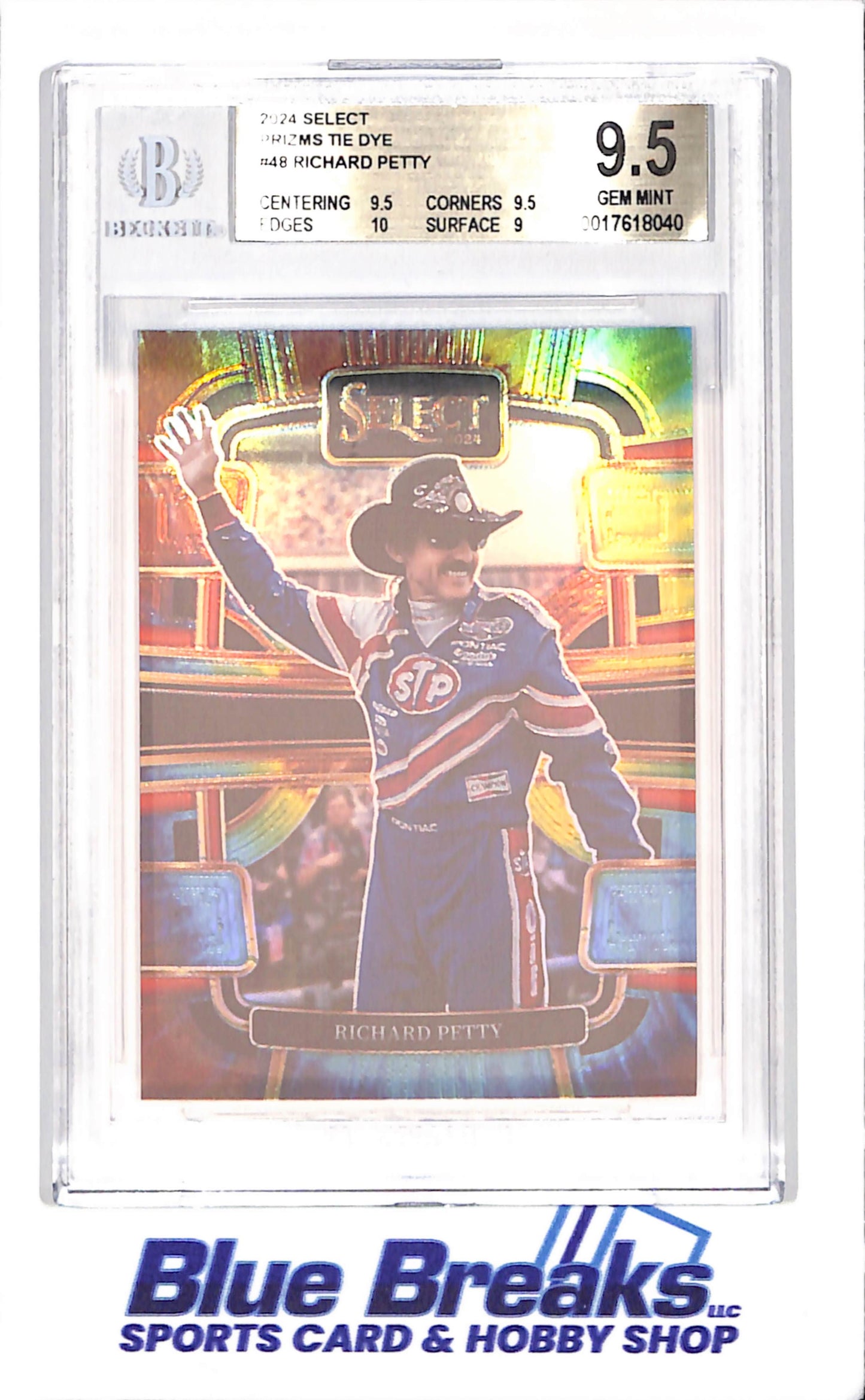 2024 Select - Richard Petty - Tie-Dye - 8/25 - Beckett 9.5 - NASCAR - Racing - #28