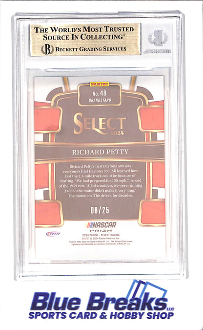 2024 Select - Richard Petty - Tie-Dye - 8/25 - Beckett 9.5 - NASCAR - Racing - #28