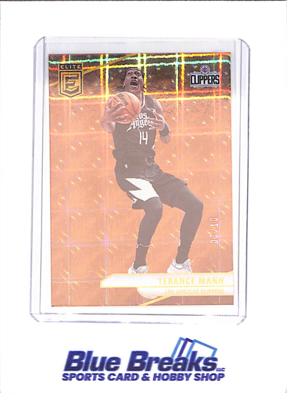 2023-24 Donruss Elite - Terrance Mann - Hyper Gold - 7/10 - Los Angeles Clippers - Basketball - #178