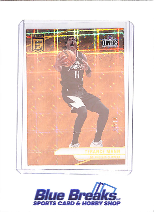 2023-24 Donruss Elite - Terrance Mann - Hyper Gold - 7/10 - Los Angeles Clippers - Basketball - #178