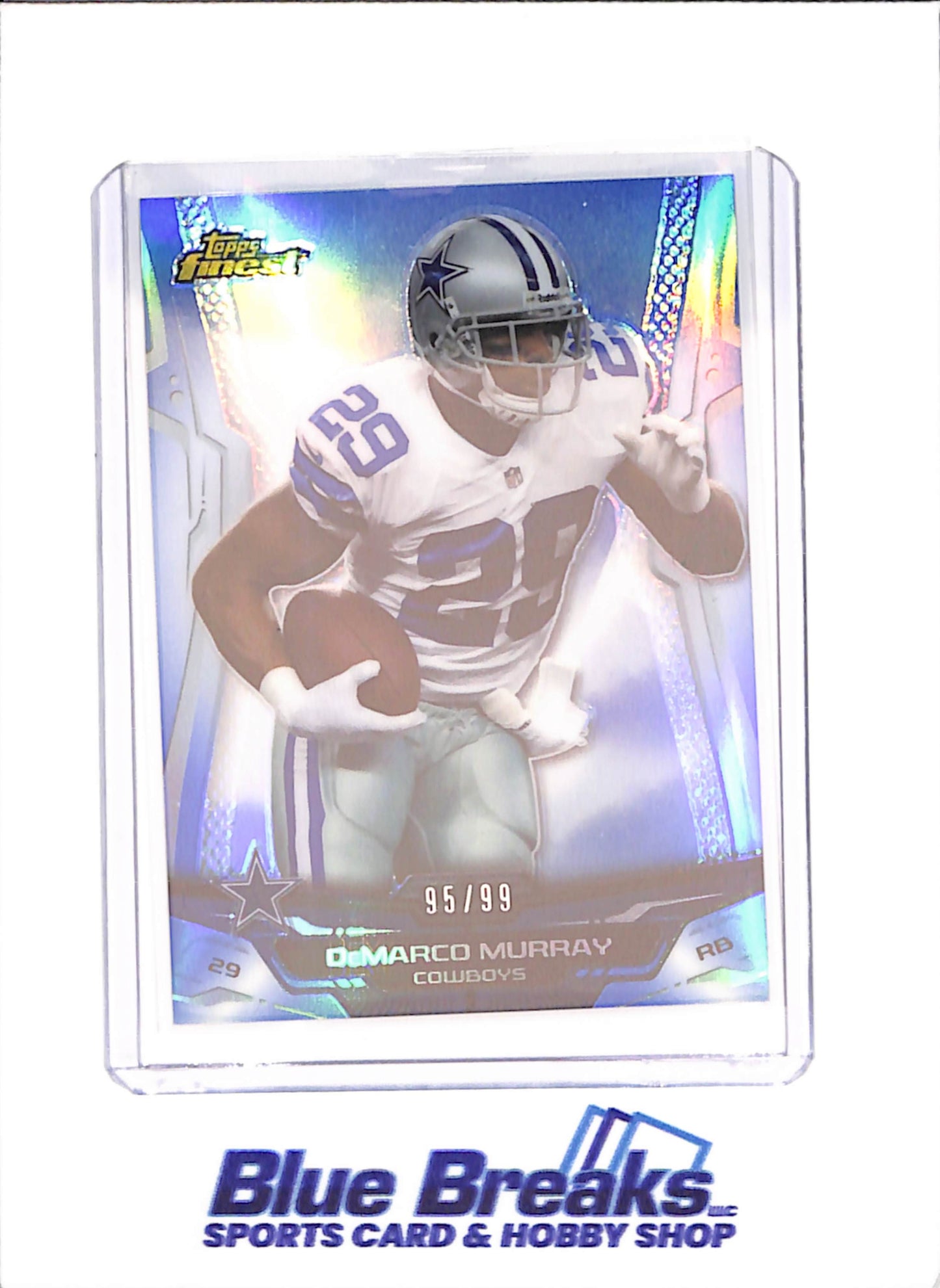 2014 Topps Finest - DeMarco Murray - 95/99 - Dallas Cowboys - Football - #85