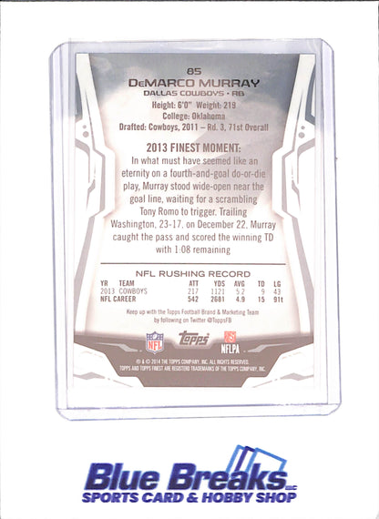 2014 Topps Finest - DeMarco Murray - 95/99 - Dallas Cowboys - Football - #85