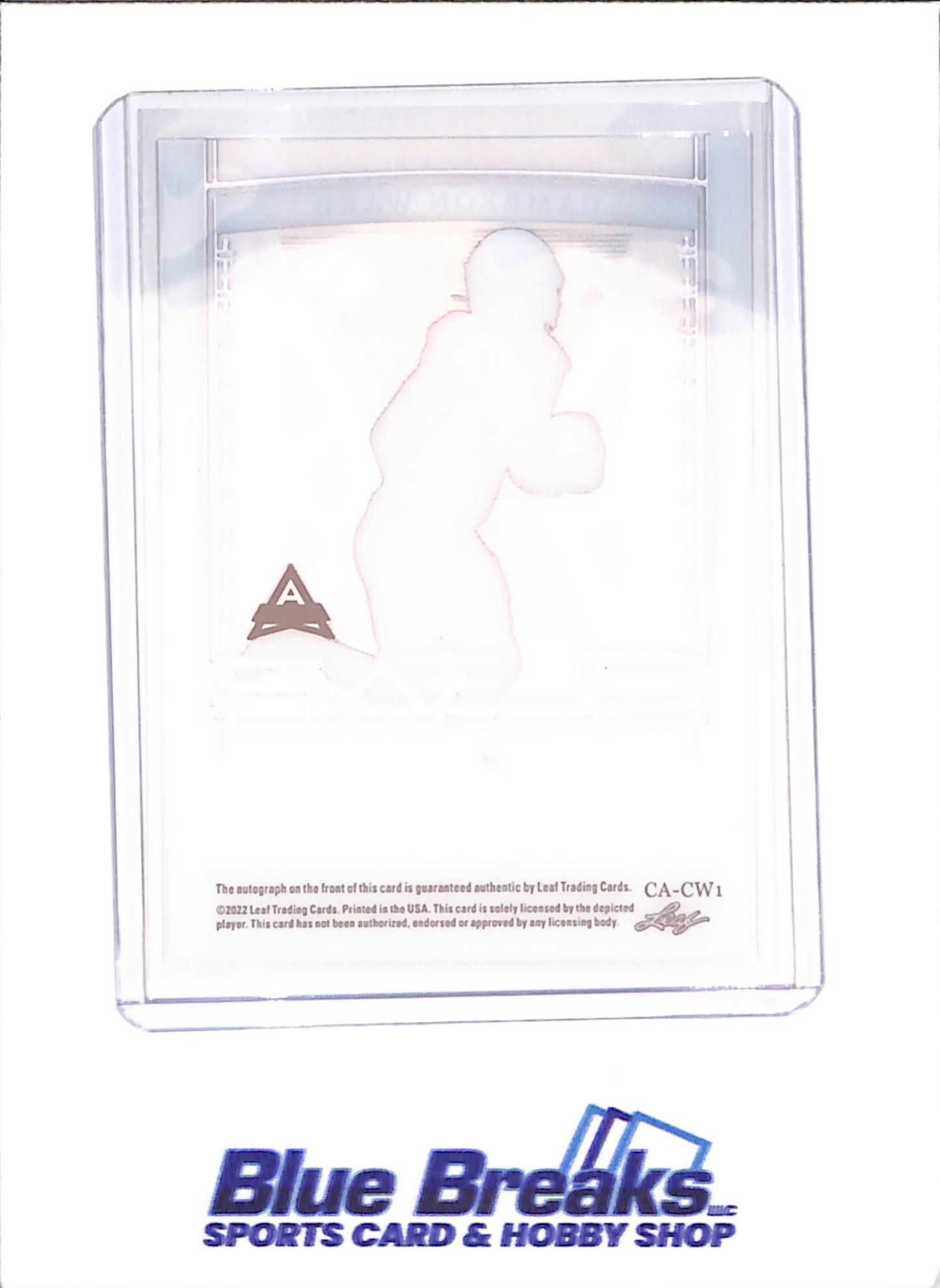 2022 Leaf Trinity Clear - Cameron Ward - Autograph - 29/49 - RC - Miami Hurricanes - Tennessee Titans - Football - #CA-CW1