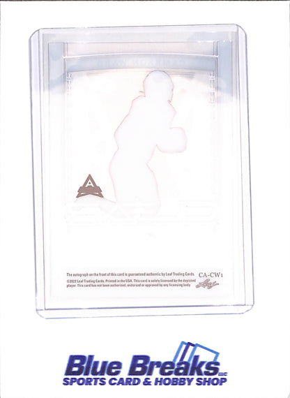 2022 Leaf Trinity Clear - Cameron Ward - Autograph - 29/49 - RC - Miami Hurricanes - Tennessee Titans - Football - #CA-CW1