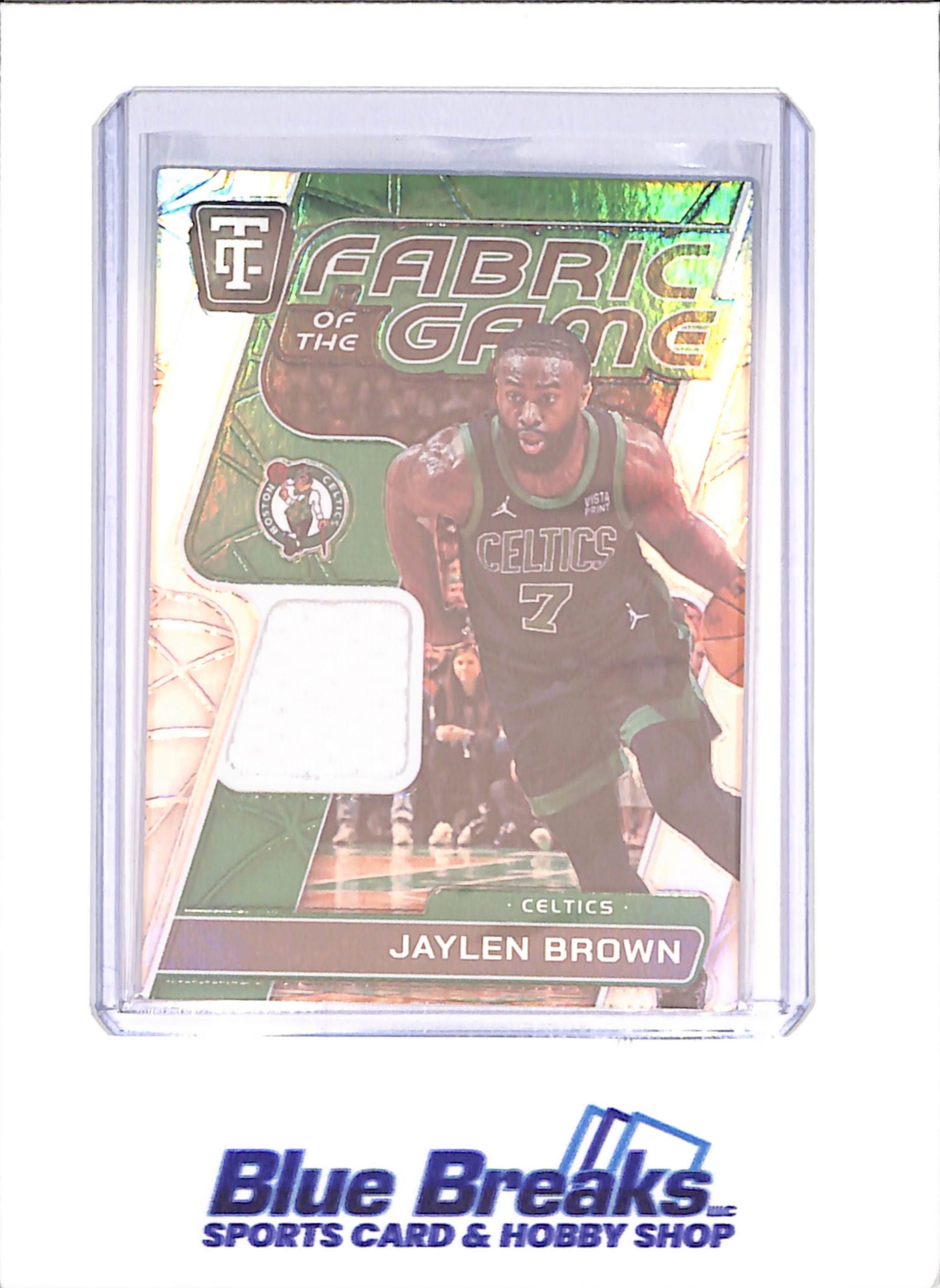 2024 -25 Totally Certified - Jaylen Brown - Fabric of the Game - Relic - 66/99 - Boston Celtics - Basketball - #FOG-JLB