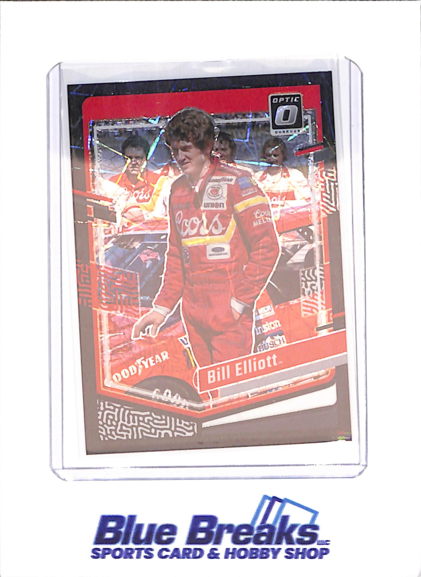 2024 Panini Donruss Optic - Bill Elliott - Black Velocity - 3/39 - NASCAR - Racing - #66