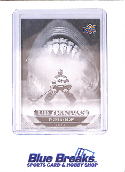 2024-25 Upper Deck Extended Series - Eveni Nabokov - UD Canvas Black - San Jose Sharks - Hockey - #C388