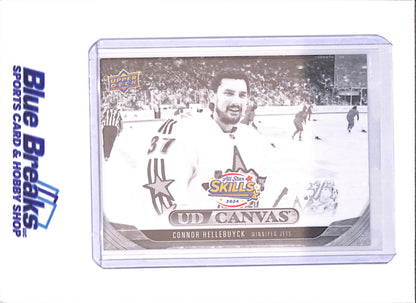 2024-25 Upper Deck Extended Series - Connor Hellebuyck - UD Canvas - All-Star Skills - Winnipeg Jets - Hockey - #C403