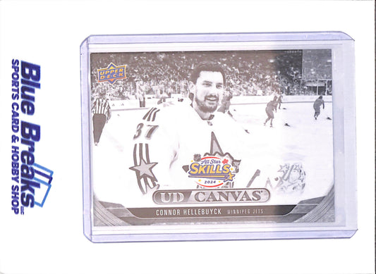 2024-25 Upper Deck Extended Series - Connor Hellebuyck - UD Canvas - All-Star Skills - Winnipeg Jets - Hockey - #C403