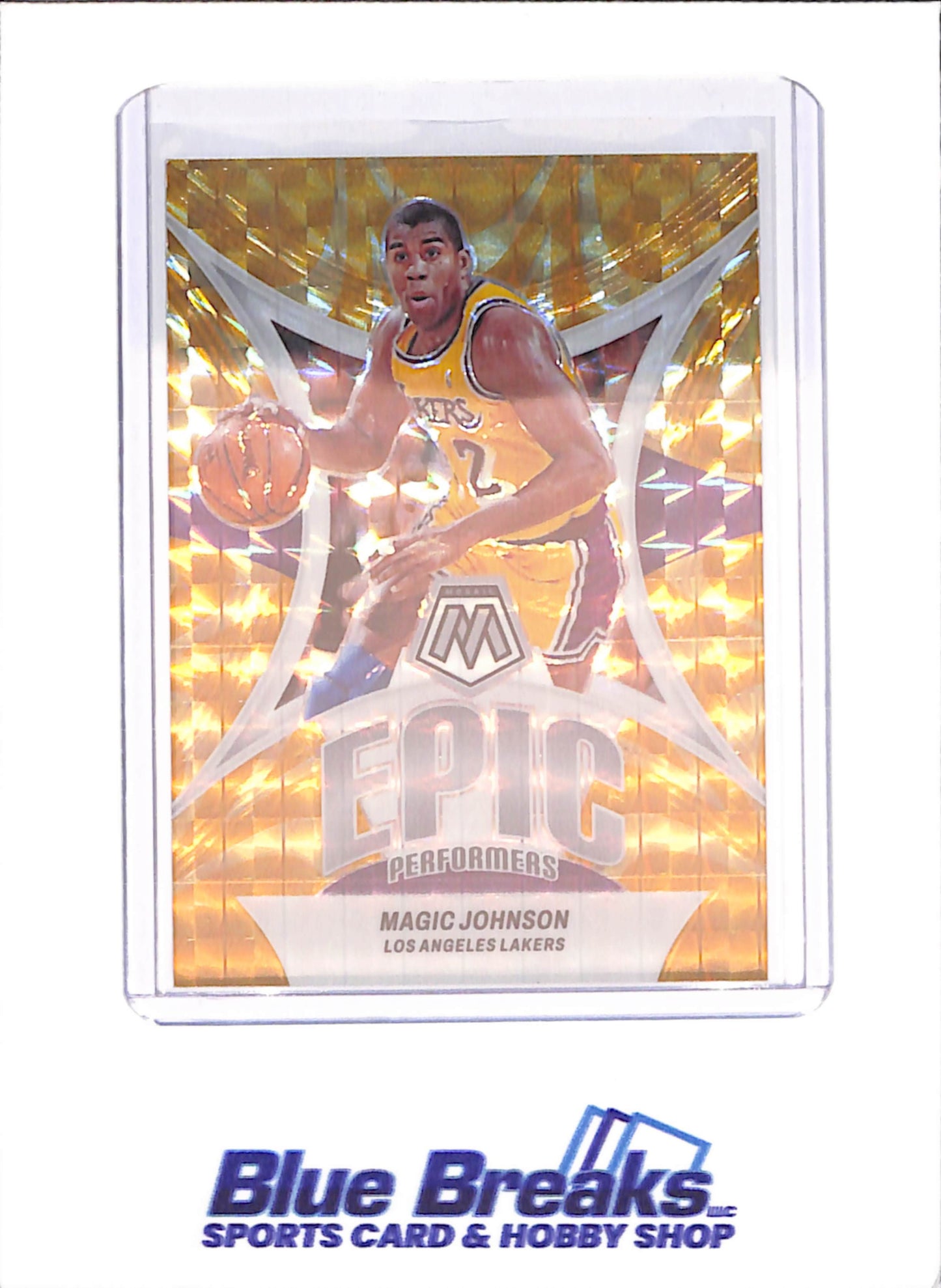 2023-24 Panini Mosaic - Magic Johnson - Epic Performers - 29/99 - Los Angeles Lakers - Basketball - #16