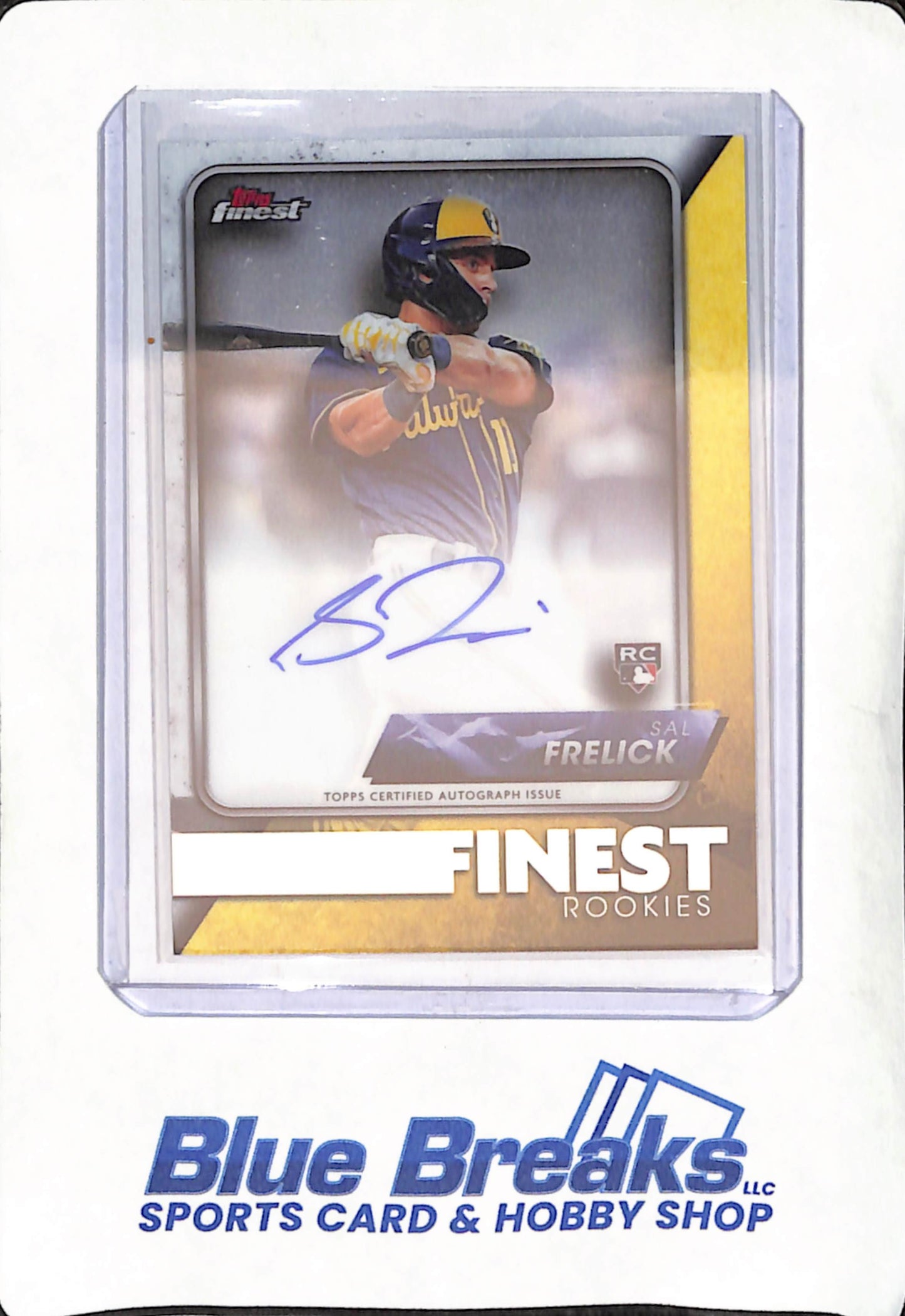 2024 Topps Finest - Sal Frelick - Milwaukee Brewers - Autograph - Baseball - #FR-SF