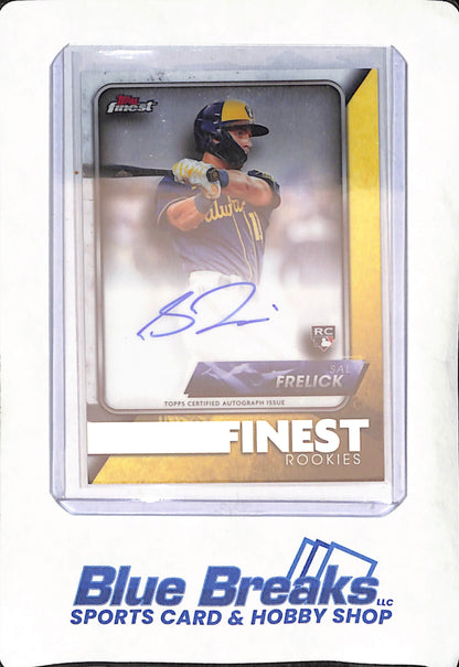 2024 Topps Finest - Sal Frelick - Milwaukee Brewers - Autograph - Baseball - #FR-SF