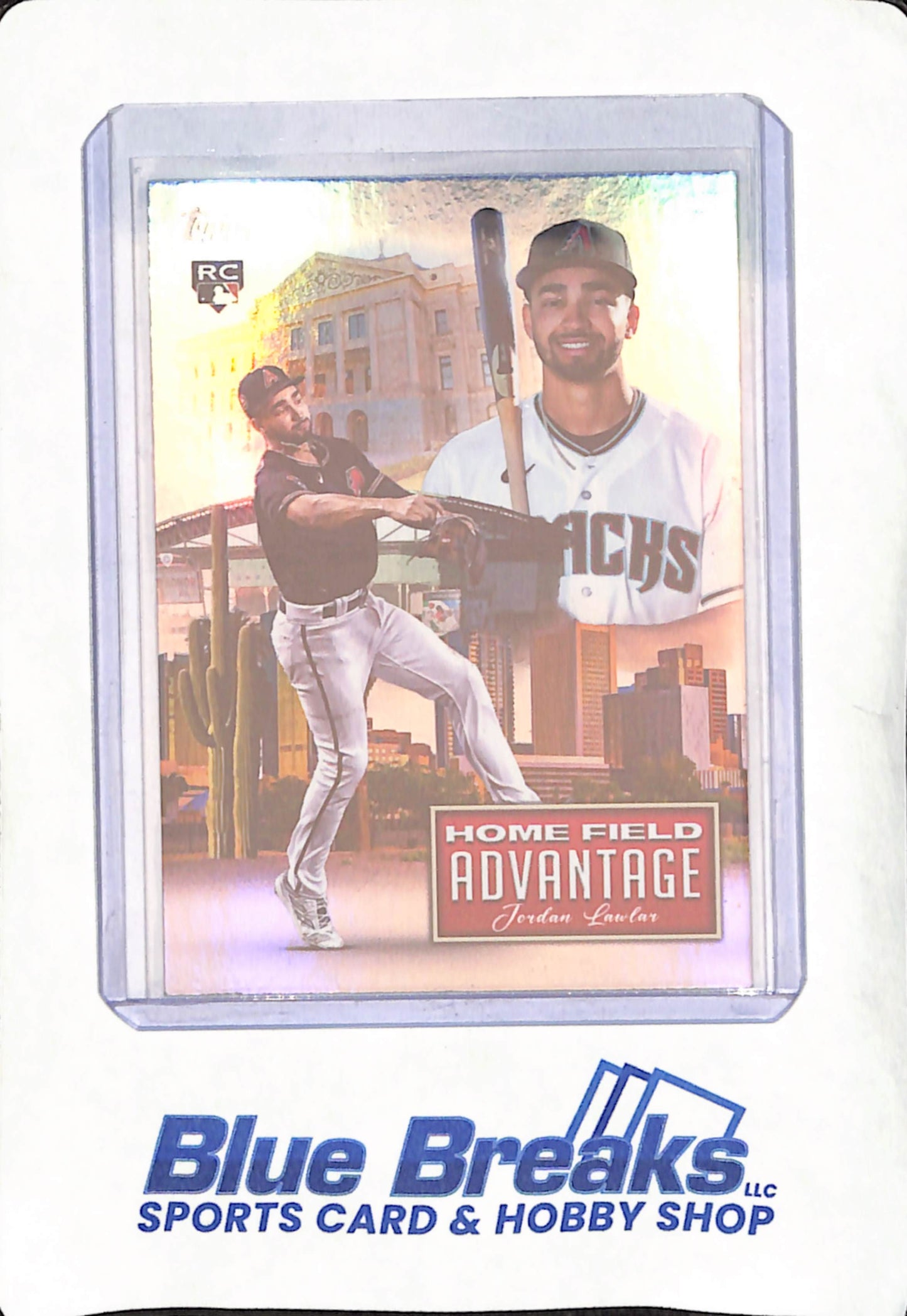 2024 Topps - Jordan Lawlar - Home Field Advantage - RC - Arizona Diamondbacks - Baseball - #HFA-14