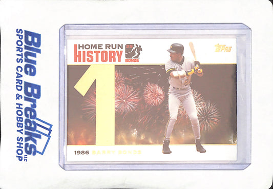 2005 Topps Home Run History - Barry Bonds - Pittsburgh Pirates - Baseball - #BB1