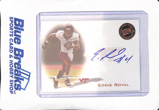 2008 Press Pass - Eddie Royal - Autograph - Virginia Tech - Football - #PPS-ER
