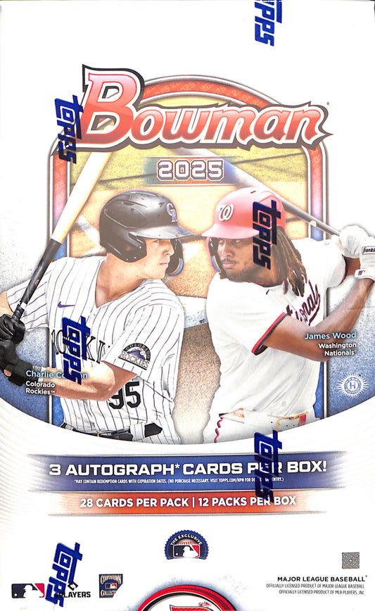 2025 Bowman Baseball - Hobby Jumbo Box - Sealed Wax