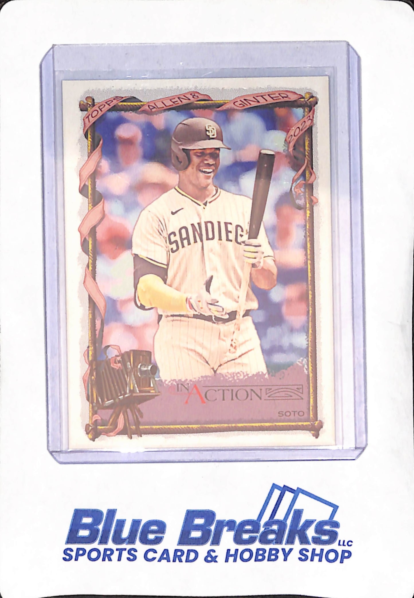 2023 Topps Allen & Ginter - In Action - Juan Soto - #38 - Padres - Baseball