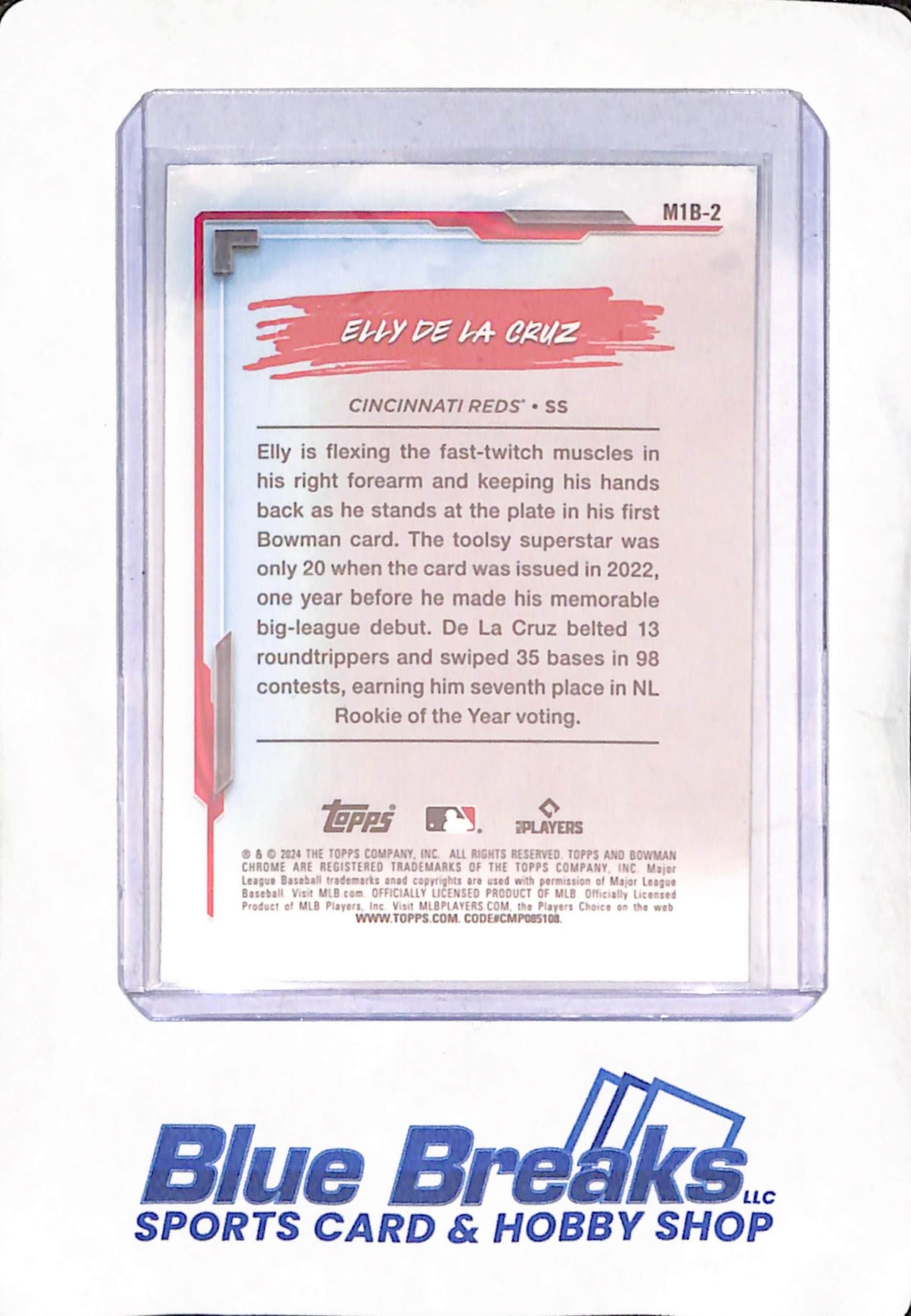 2024 Bowman Chrome - My 1st Bowman - Elly De La Cruz - RC - #M1B-2 - Reds - Baseball