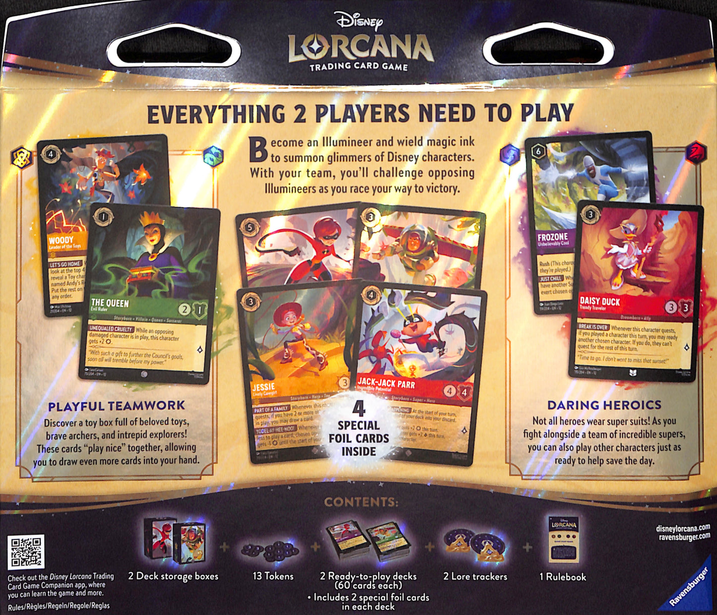 Lorcana Wilds Unknown Two-Player Deck Box