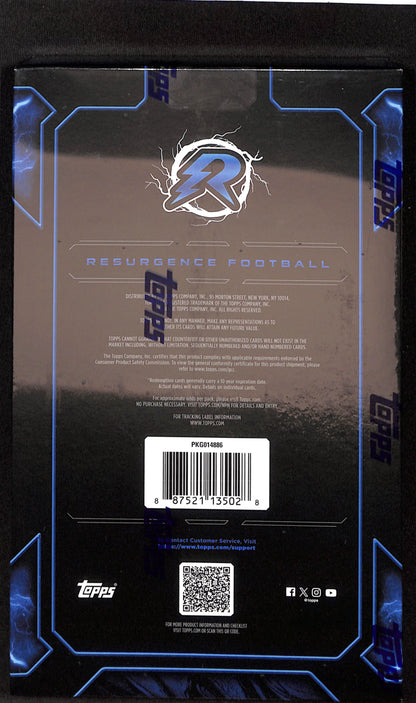 2024 Topps Resurgence Football Hobby Box - Sealed Wax