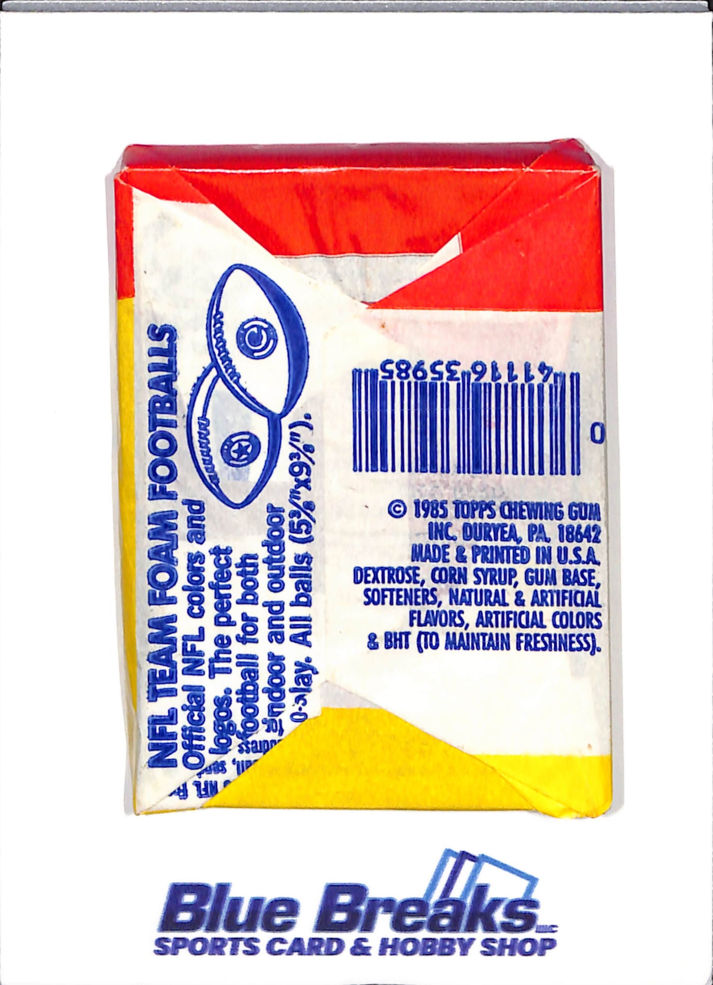 1985 Topps NFL - Sealed Wax - Individual Pack - Football