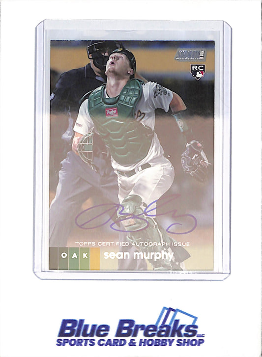 2020 Topps Stadium Club - Sean Murphy - Autograph - RC - Oakland Athletics - Baseball - #ASM - Drop