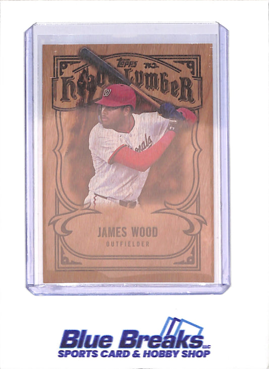 2026 Topps - James Wood - Heavy Lumber - Washington Nationals - Baseball - #HL-17 - Drop