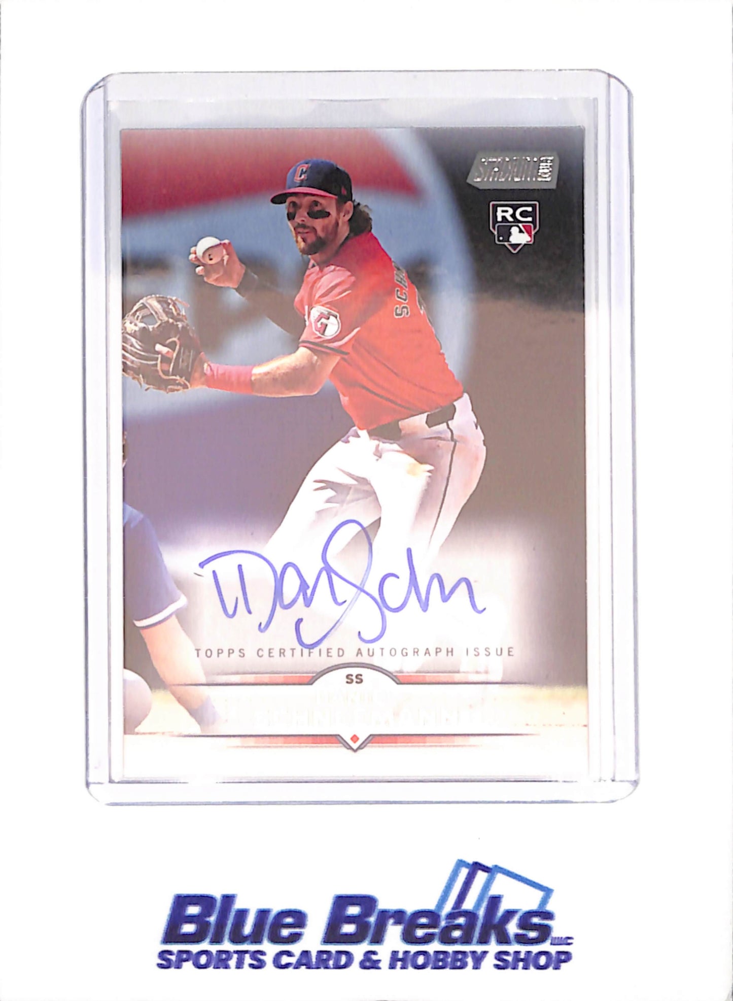 2025 Topps Stadium Club - Daniel Schneemann - Autograph - RC - Cleveland Guardians - Baseball - #SCBA-DS