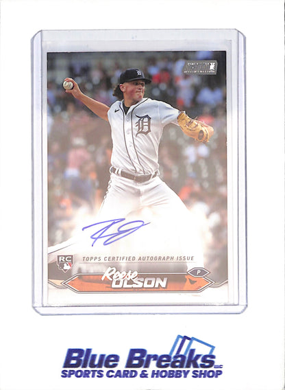 2024 Topps Stadium Club - Reese Olson - Autograph - RC - Detroit Tigers - Baseball - #SCBA-RO