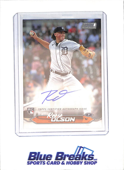 2024 Topps Stadium Club - Reese Olson - Autograph - RC - Detroit Tigers - Baseball - #SCBA-RO