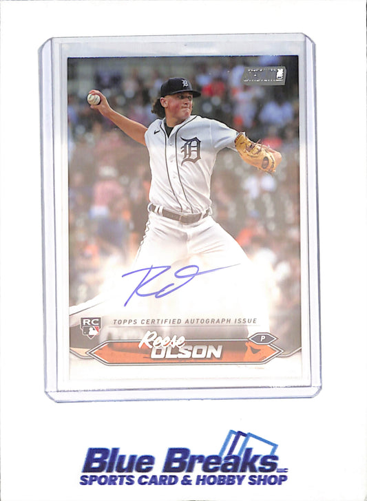 2024 Topps Stadium Club - Reese Olson - Autograph - RC - Detroit Tigers - Baseball - #SCBA-RO - Drop
