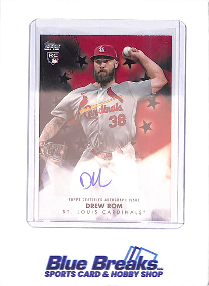 2024 Topps - Drew Rom - Baseball Stars - Autograph - 194/199 - RC - St Louis Cardinals - Baseball - #BSA-ROM