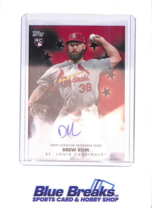 2024 Topps - Drew Rom - Baseball Stars - Autograph - 194/199 - RC - St Louis Cardinals - Baseball - #BSA-ROM - Drop