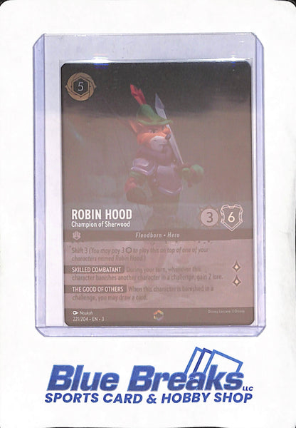 Disney Lorcana Into the Inklands - Robin Hood Champion of Sherwood - Enchanted - #221/204