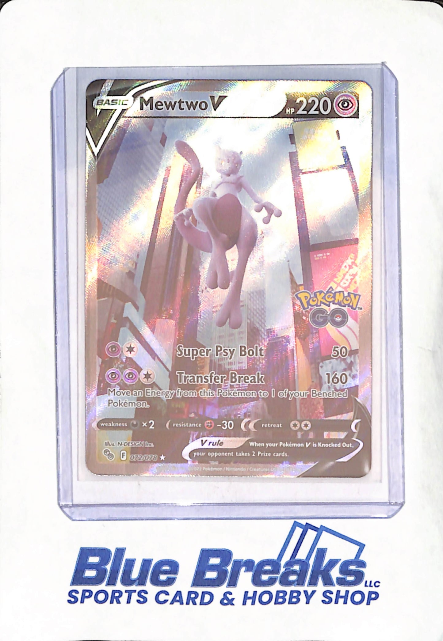 Pokemon - Mewto V Pokemon GO - #072/078