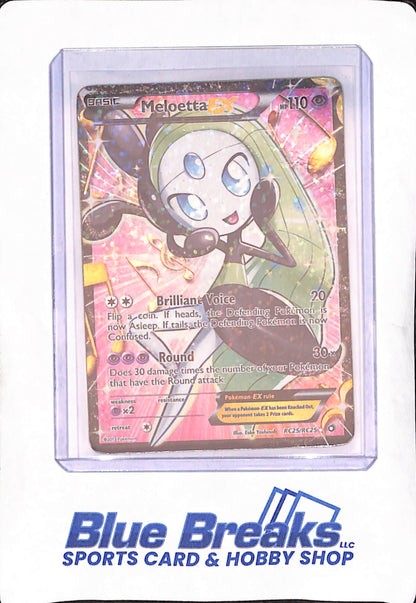 Pokemon Legendary Treasures Radiant Collection Holo - Meloetta EX - 025/020