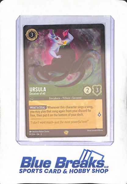 Disney Lorcana - Ursula Deceiver of All - Into the Inklands - #91/204