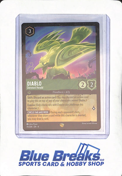 Disney Lorcana - Diablo Devoted Herald - Ursula's Return - Legendary - #70/204