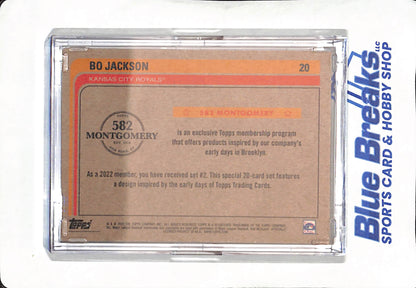 2022 Topps 582 Montgomery Club Set - Set #2 - Cards 1-20 - Baseball